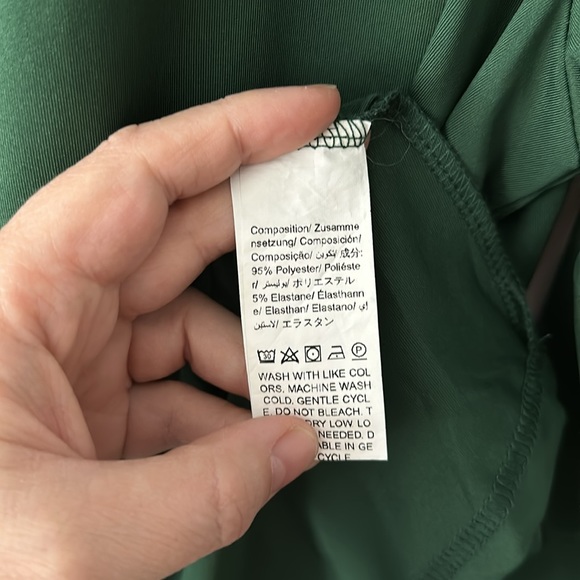 Green long sleeve shirt - Picture 3 of 4